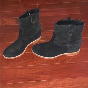 Cole Haan suede booties
